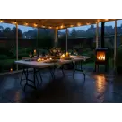 HEM Campingtafel inklapbaar 180x70 cm - White