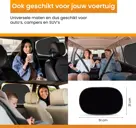 R2B Zonnescherm Auto Zijruit - Set van 2