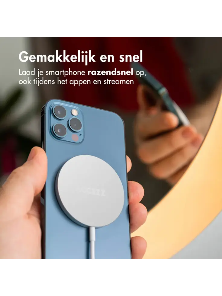 Draadloze Qi2 Oplader - Wit