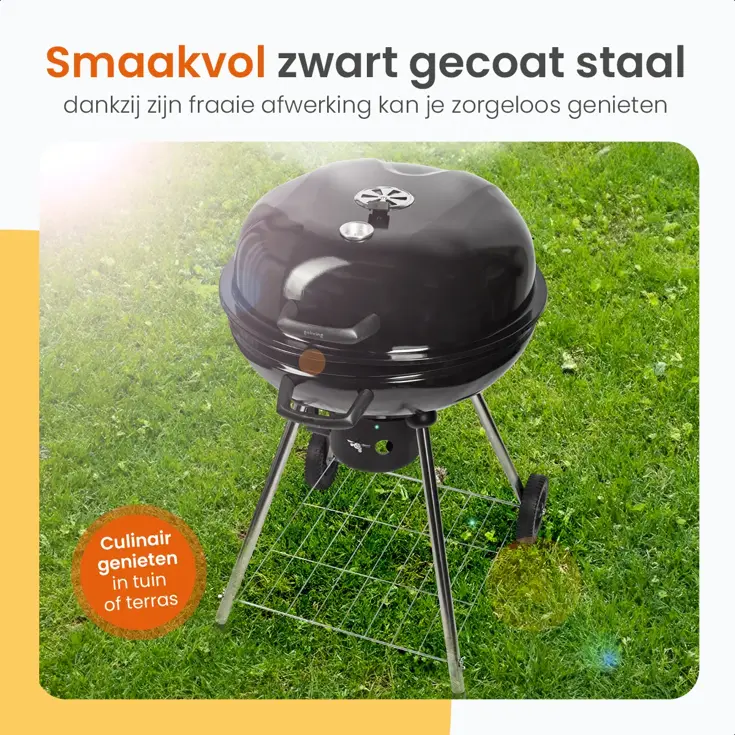Houtskool Barbecue - Inclusief Accessoires - Ø54cm
