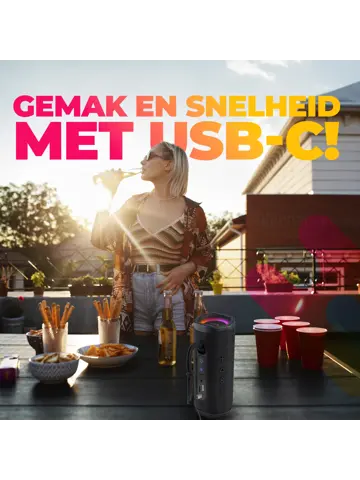 BTV223 Zwart Bluetooth speaker