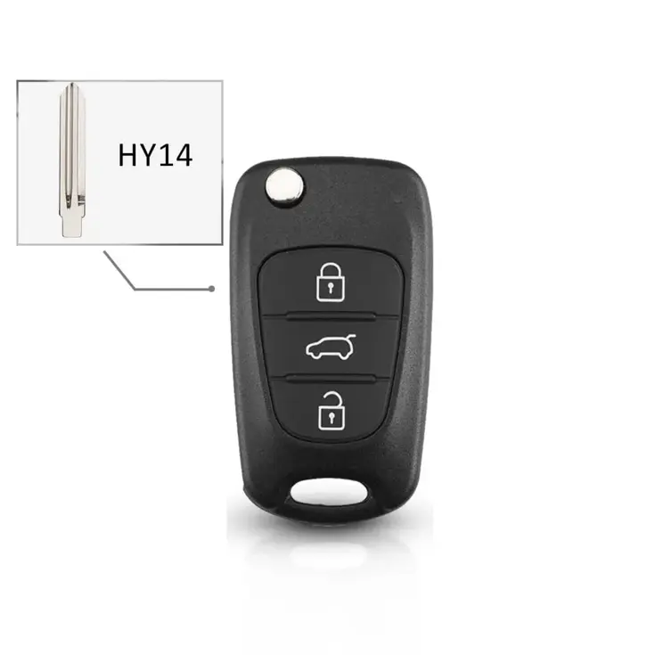 Klapsleutelbehuizing geschikt voor Hyundai en Kia