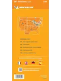 Kaart Regional 581 New England - New York