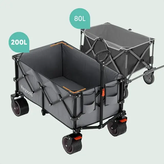 LifeGoods Bolderkar - 100KG - 200L