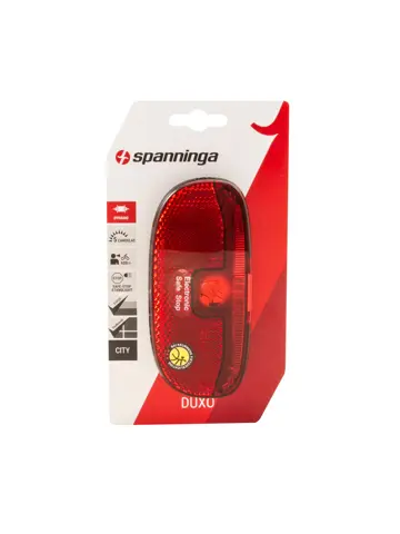 Spanninga achterlicht Duxo Xb batterij 50/80m