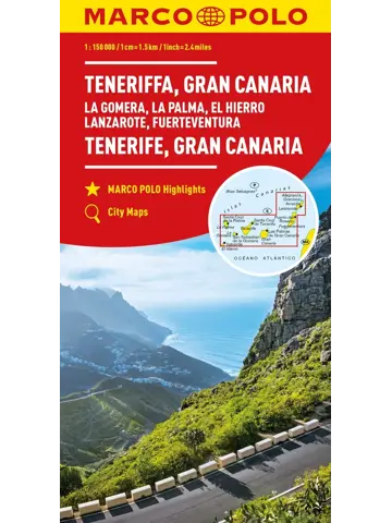 Wegenkaart Tenerife - Gran Canaria