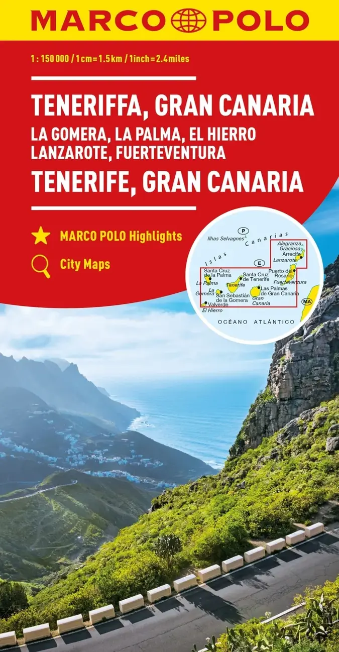 Marco Polo Wegenkaart Tenerife - Gran Canaria