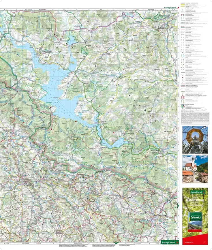 Wandelkaart WK262 Bohemer Wald