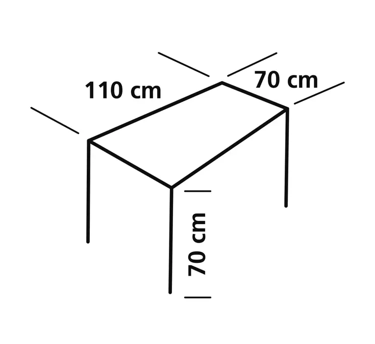 Eurotrail Campingtafel Chambery M Bamboe
