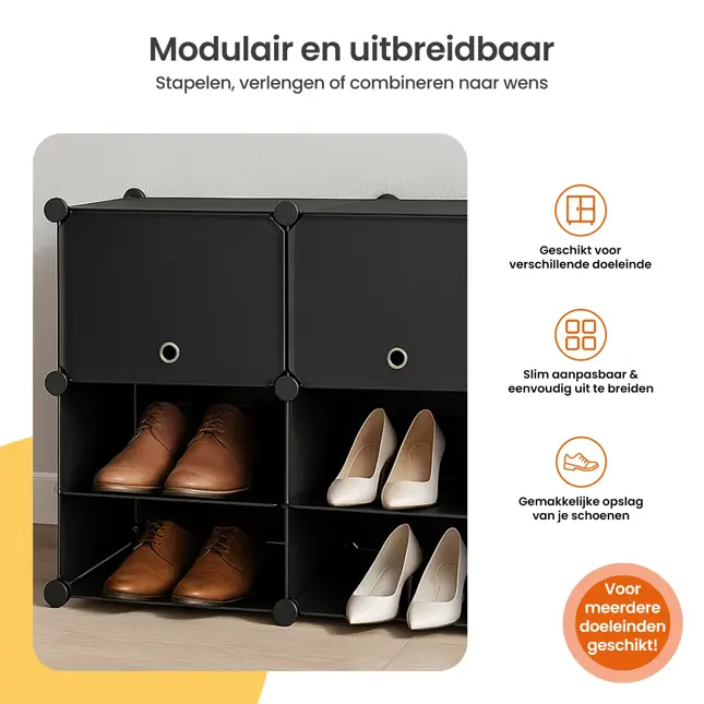 Opvouwbare Opbergkast - Schoenenrek 24 Paar