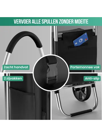 Boodschappentrolley 45L - Koelvak