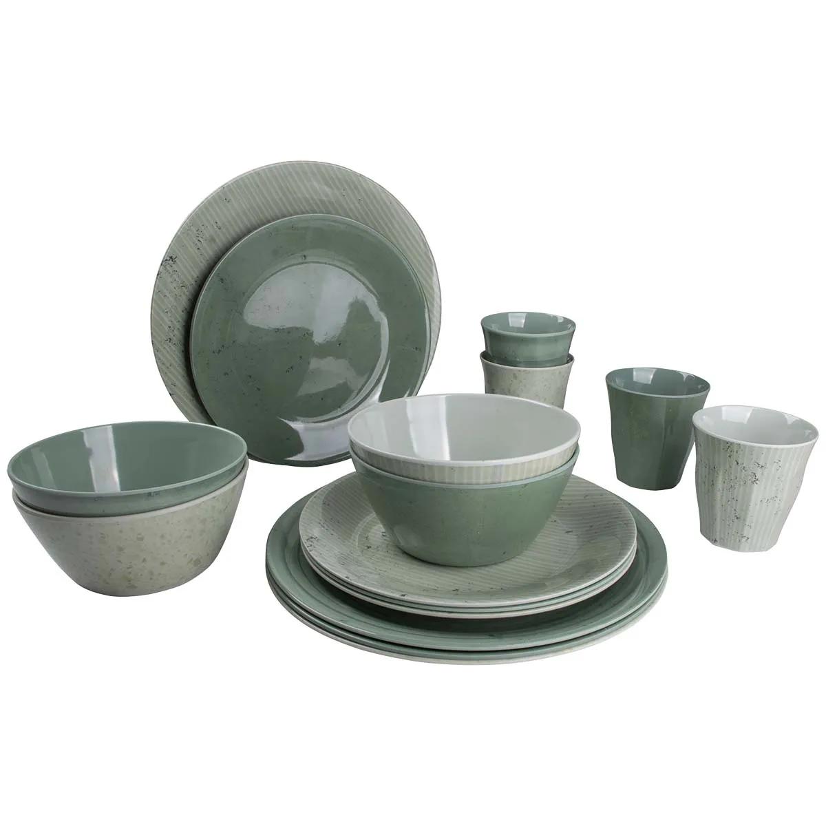 Bo-camp  Servies Mix & Match 16 Stuks  Groen main product image