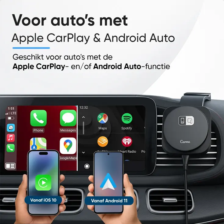 4-in-1 CarPlay & Android Auto Dongle Pro