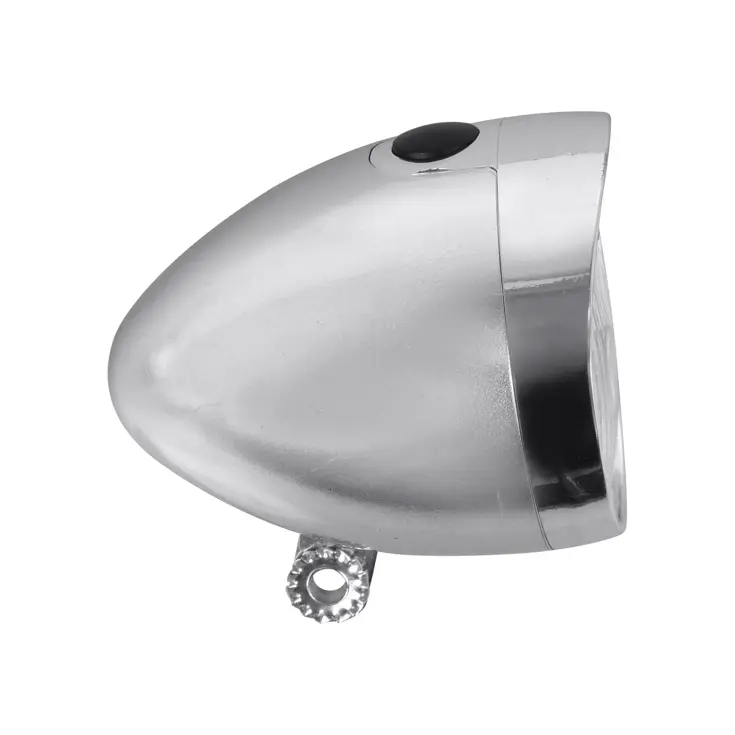Classic chroom koplamp met 3 krachtige LED’s