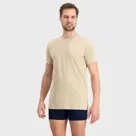 Bamboo Basics - 2-Pack O-hals Shirts - Heren