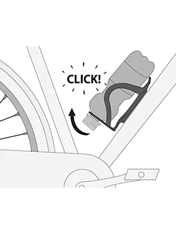Simson bidonhouder DoubleFit zwart