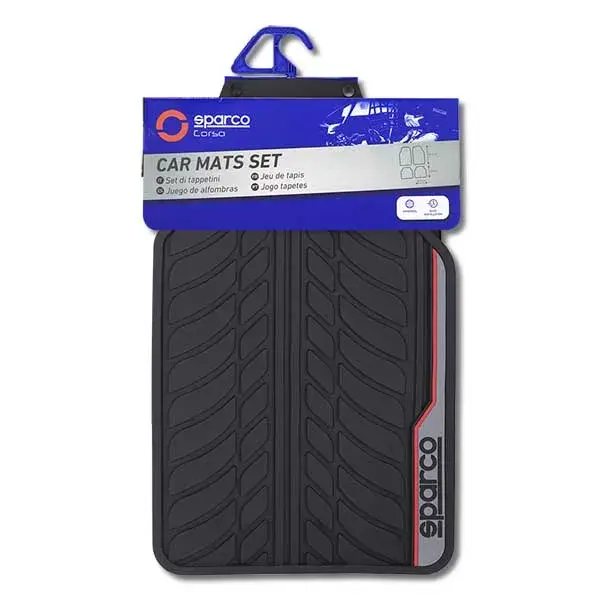 Automatten set - Rubber - Rood
