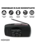 Noodradio® Solar Powerbank Opwindbaar