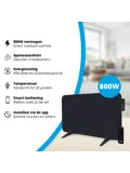 Slimme Infrarood Verwarming - 600 watt - Wit
