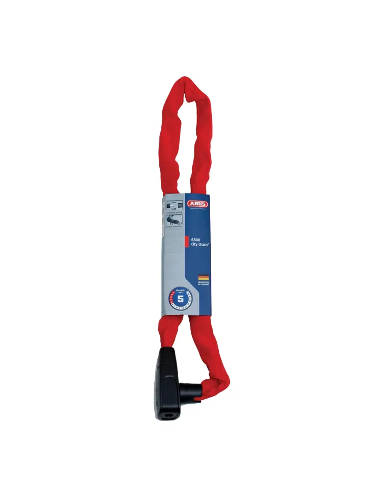 Abus kettingslot CityChain 6800/85 2.0 red
