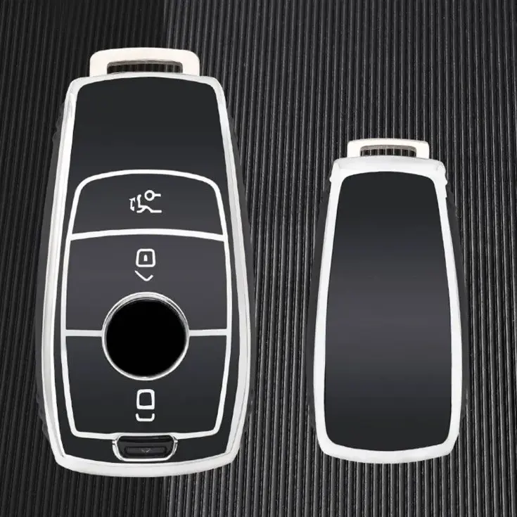 TPU Sleutelhoesje voor Mercedes zwart B3