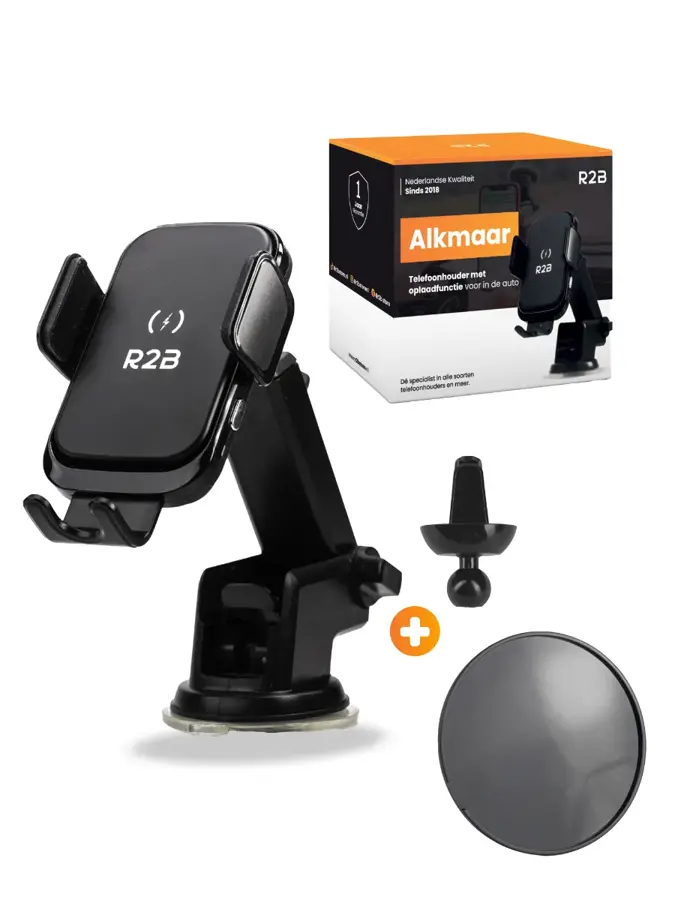 R2B Telefoonhouder Auto Zuignap +Dashboardpad