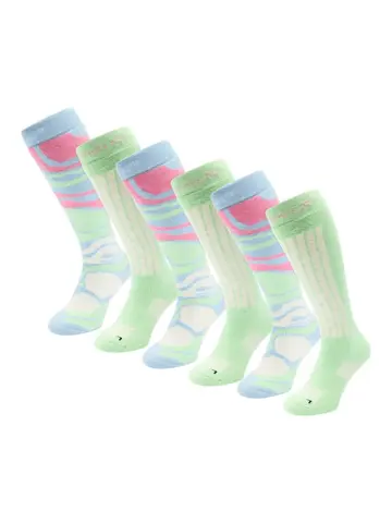 6 paar - Dames - Skisokken