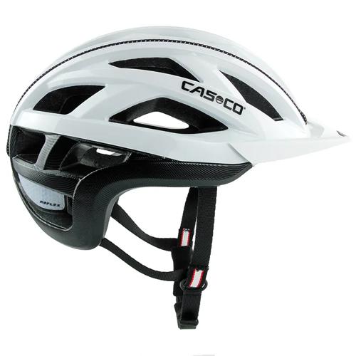 CUDA 2 Fietshelm Zwart-Wit Maat L