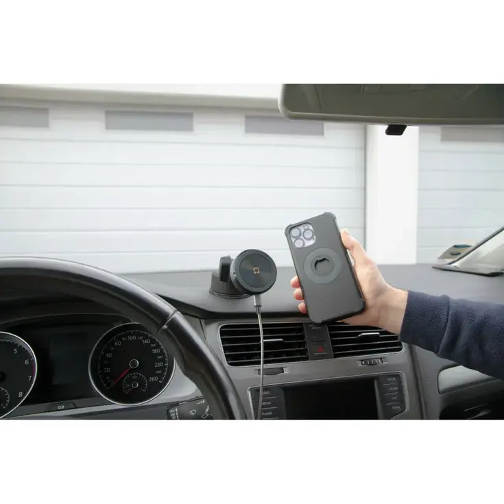 Auto telefoonoplader met zuignap
