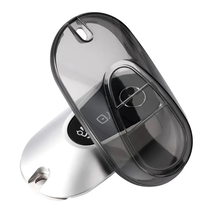 TPU Sleutelhoesje voor Mercedes clear 25