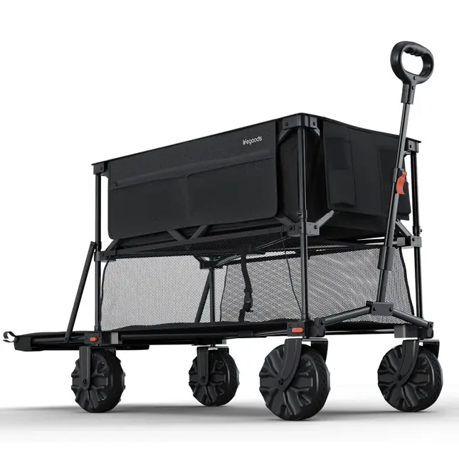 LifeGoods Dubbele Bolderkar – 200KG