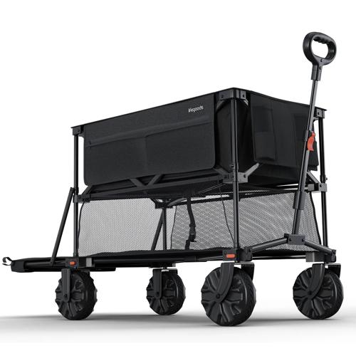 LifeGoods Dubbele Bolderkar – 200KG