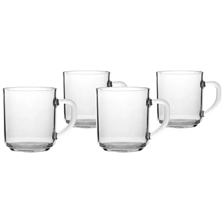 Bo-Camp Mok 330 ml Polycarbonaat 4 Stuks