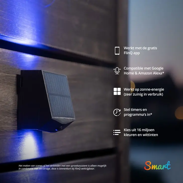 Slimme Solar Wandlamp - Orion