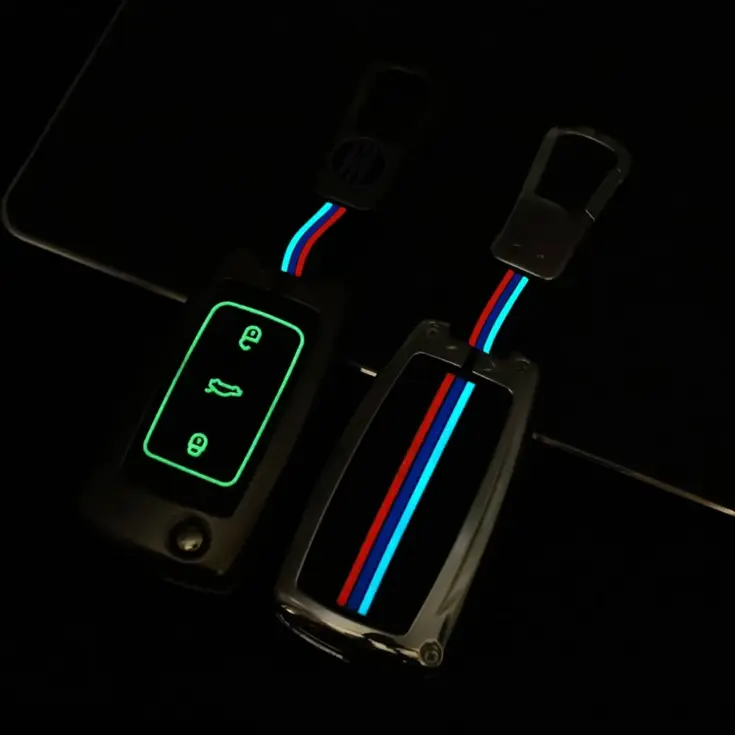 Metalen Sleutelhoesje voor Volkswagen grijs A3