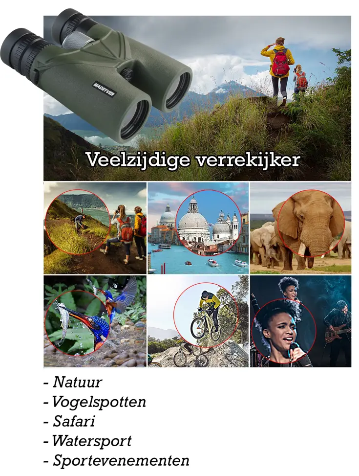 Verrekijker Zoom 8-15x42