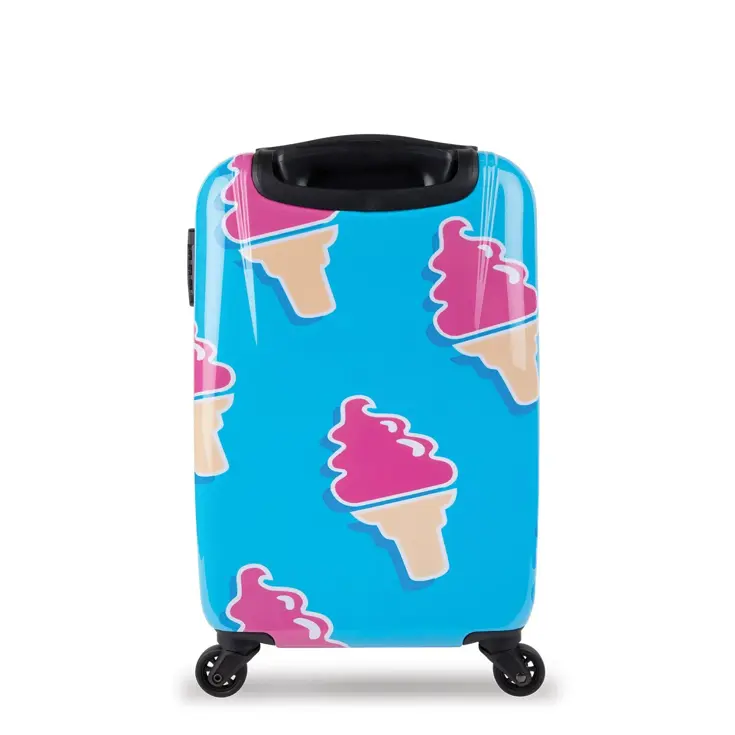 Kofferset 2-delig met print - 53/76 cm