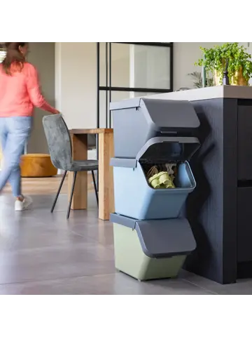 Sigma home - Prullenbak met deksel - 30L