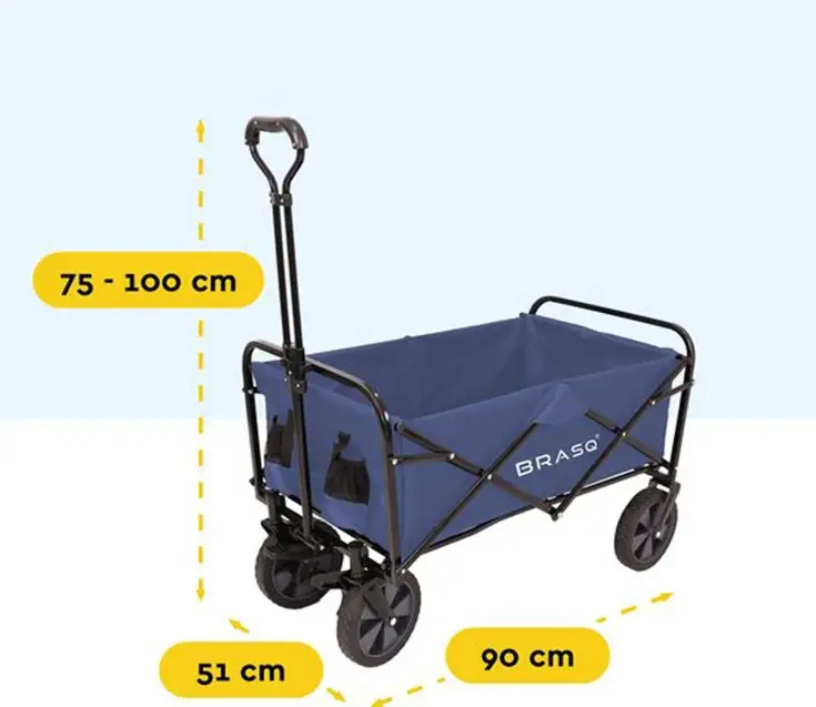 Bolderkar - Opvouwbaar - 80 KG