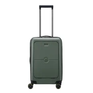 Delsey cabin trolley s front pocket Groen