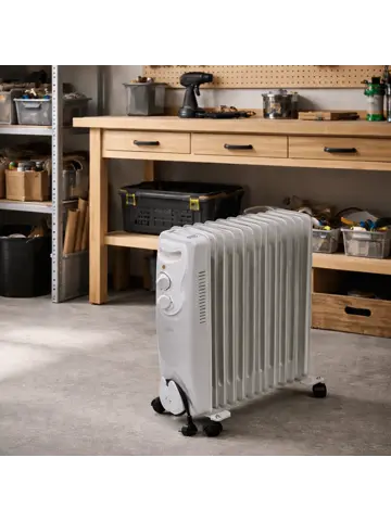 Oliegevulde radiator 2500 Watt