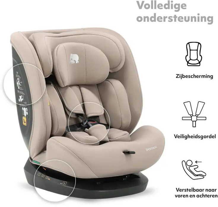 Clyde i-Size Autostoel – 40-150 cm - Groep 0/1/2/3