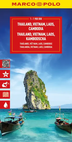 Wegenkaart Thailand - Vietnam - Myanmar