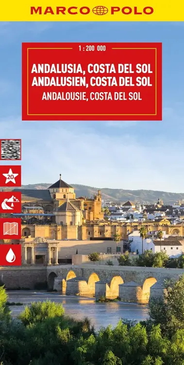 Wegenkaart Andalusië 1:200.000