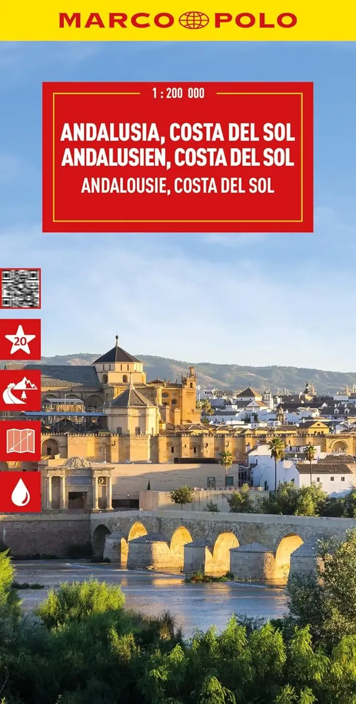 Wegenkaart Andalusië 1:200.000