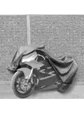 Motorhoes 245x80x145 cm, waterdicht met zak