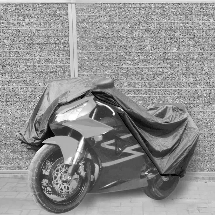 Motorhoes 245x80x145 cm, waterdicht met zak