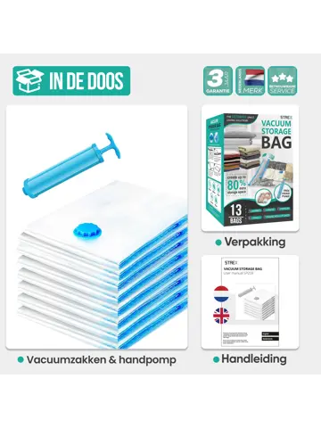 Strex Vacuumzakken - 14 Delig