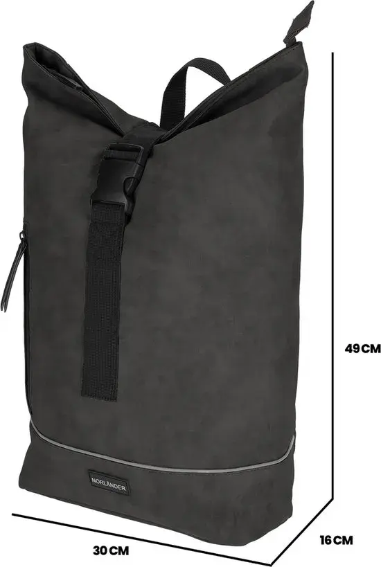Rolltop Rugzak – 25 Liter – Nubuck