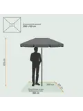 Parasol – 200x125cm